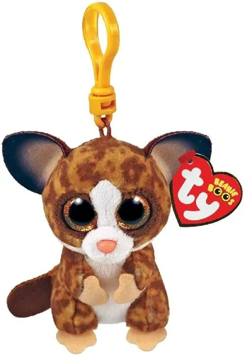 TY Binky Bush Beanie Boos/Clip para llave | Gorro de peluche suave para bebé | Peluche coleccionable