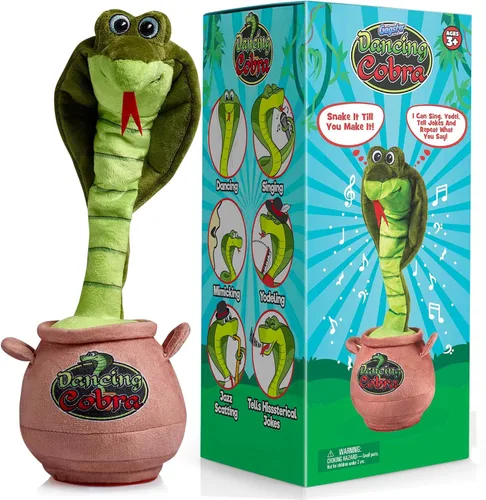 Miniatura 10 de Gagster Gusano de goma bailarín, juguete interactivo para hablar y cantar, ilumina y repite lo que dices, divertido juguete animatrónico para niños