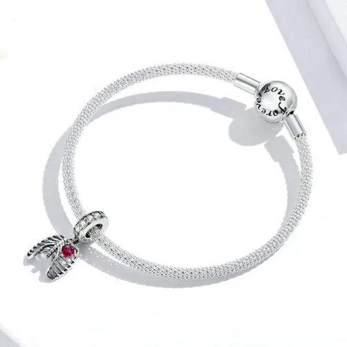 Miniatura 3 de Dijes de plata de ley 925 con diseño de arcoíris y diamantes espirituales para mujeres Pandora, pulsera de abalorios, cumpleaños, Halloween, regalo