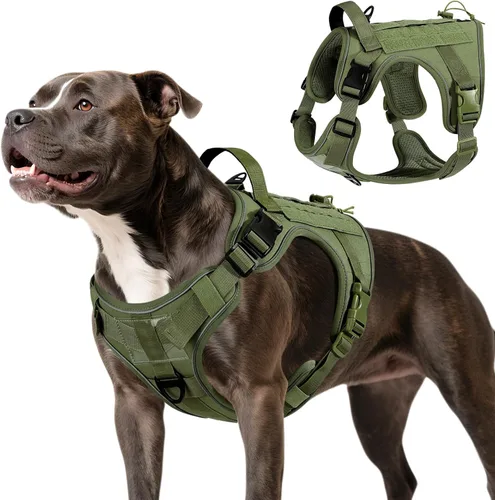 Miniatura 7 de VavoPaw cinturón de seguridad para perro, arnés de coche con peto de seguridad y hebilla ajustable para vehículo, cinturón de seguridad de nailon
