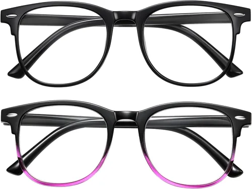 Miniatura 10 de Okany Lentes de bloqueo de luz azul para mujeres, hombres y mujeres, con filtro de pantalla de computadora negra, gafas de juego para mujeres