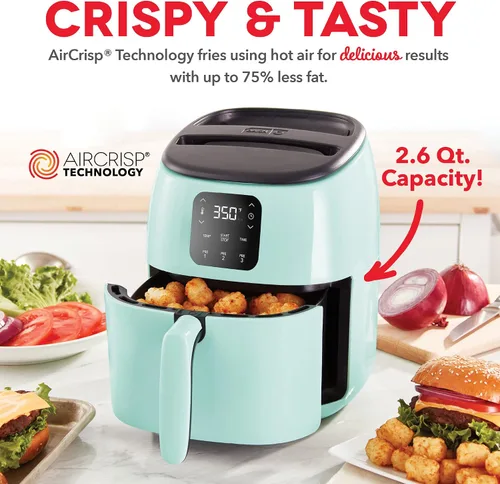 Miniatura 3 de DASH Tasti-CrispTM - Freidora de aire digital con tecnología AirCrisp, ajustes preestablecidos, control de temperatura y función de apagado