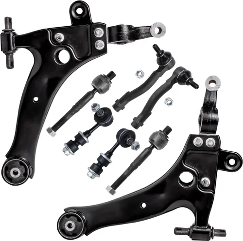 Miniatura 299 de Detroit Axle - Kit de brazos de control de extremo de 8 piezas para Toyota 2001-2003 Highlander 2002-2003 Camry Lexus ES300, 2 conjuntos de brazos