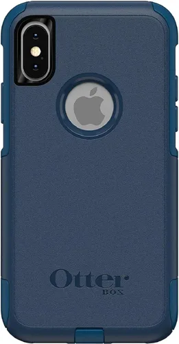 Miniatura 3 de OtterBox Commuter Series - Funda para iPhone Xs y iPhone X (solamente), embalaje no minorista, a medida (azul Blazer/azul mares tormentosos)