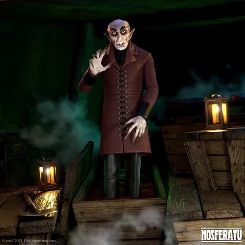 Miniatura 3 de Super7 ULTIMATES! Nosferatu Count Orlok (Full Color) - Figura de acción de Nosferatu de 7 pulgadas, colección clásica de monstruos y juguetes retro