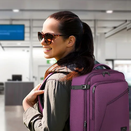 Miniatura 121 de MATEIN - Mochila de viaje extragrande de 10.56 galones, mochila de viaje ampliable apta para aerolíneas, para viajeros de fin de semana, hombres