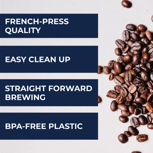 Miniatura 4 de Clever Gotero de Café y Filtros, Grande 18 oz, Diseño Clásico Original, Plástico Seguro Libre de BPA, cafetera de goteo, cafetera pour over, 100 Java