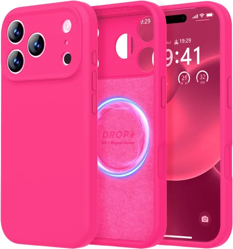 Miniatura 186 de LOVE 3000 Compatible con Funda para iPhone 15, [Cámara de Cobertura Completa de Silicona Suave] [Protección contra Caídas de 8 pies], Forro de Negro