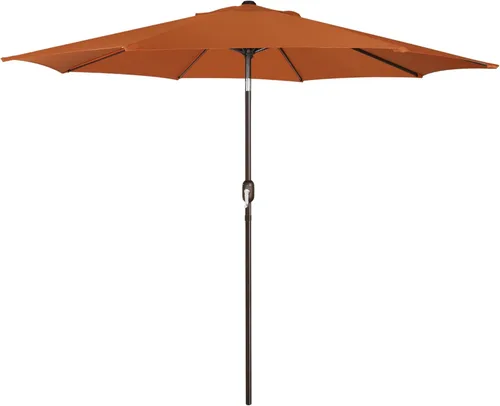 Miniatura 23 de Blissun - Sombrilla de aluminio para patio al aire libre de 9 pies, sombrilla de mesa para exteriores, sombrilla de jardín, sombrilla de mercado