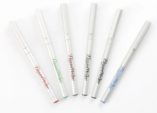 Miniatura 3 de Set de 6 marcadores de punta mediana para caligrafía Speedball Elegant Writer