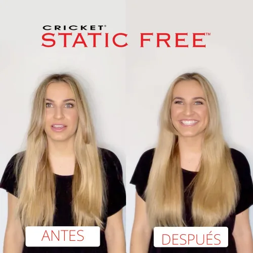 Miniatura 2 de Cricket Cepillo de pelo redondo sin estática RPM 8 filas - para rizar, secar, desenredar y peinar húmedo o seco, adecuado para todo tipo de cabello