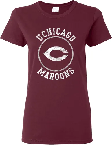 Miniatura 18 de NCAA - Camiseta para mujer, diseño de círculo envejecido, color del equipo, universidad