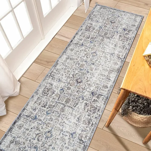 Miniatura 25 de RUUGME Alfombra Pasillera Lavable 2'6x12 - Alfombra de Pasillo con Respaldo Antideslizante Alfombras Resistentes a Manchas para Sala de Estar