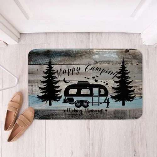 Miniatura 12 de Tapete de baño de mármol azul, para mujeres y niñas, decoración de arte abstracto, lavable a máquina, tapete de baño para baño, dormitorio, bañera