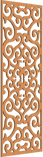 Miniatura 16 de Eveline - Paneles decorativos de pared de madera con calado, 13 3/8 pulgadas de ancho x 34 3/8 pulgadas de alto x 3/8 de alto, roble rojo rojo