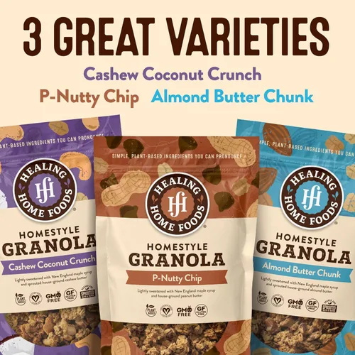 Miniatura 7 de Granola de trozos de mantequilla de almendras con azúcar reducida