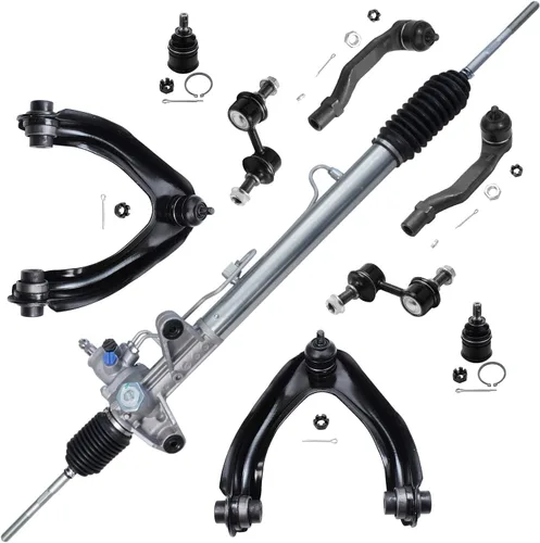 Miniatura 74 de Detroit Axle - Kit de brazos de control de extremo delantero de 8 piezas para Dodge Dakota 00-04, Durango 00-03, 4 brazos de control superior e