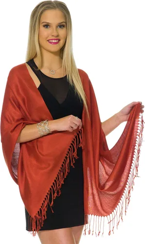 Miniatura 72 de Pashminas, chales y mantones para usar con vestidos de noche y en bodas, grandes y suaves