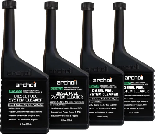 Archoil AR6400-D Limpiador del Sistema de Combustible Diésel (Paquete de Cuatro) - Limpia Inyectores, Turbo y DPF