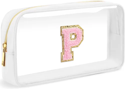Miniatura 29 de Bolsa de Maquillaje Transparente Pequeña Bolsa de Cosméticos Bolsa de Viaje de Artículos de Aseo Bolsa Transparente con Cremallera Bolso Organizador