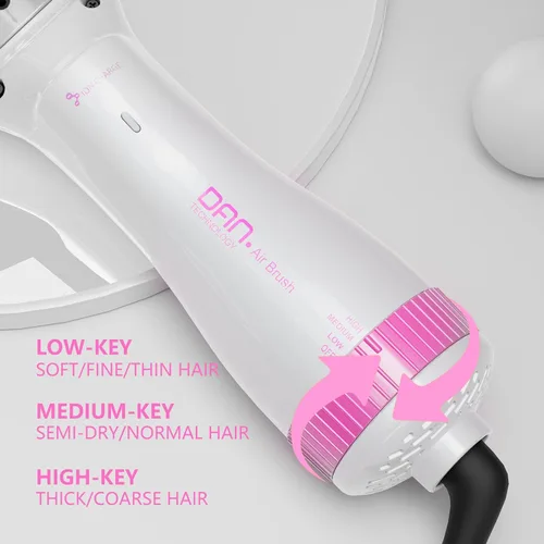 Miniatura 3 de DAN Technology Cepillo secador 3 en 1, cepillo secador de pelo, cepillo de paleta, cepillo alisador de pelo, cepillo secador de pelo para cabello