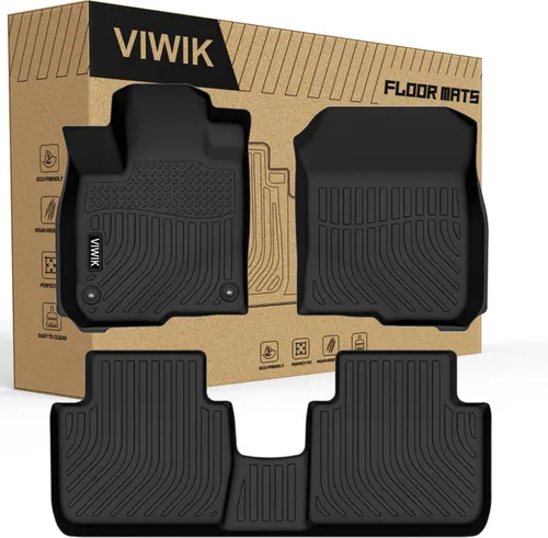 Miniatura 40 de VIWIK Alfombrillas de Piso para Kia Sorento de 7 asientos 2016-2020 S/L/LX/EX/SX/SX Limited, Alfombrillas de Coche Automotrices 3D Antideslizantes