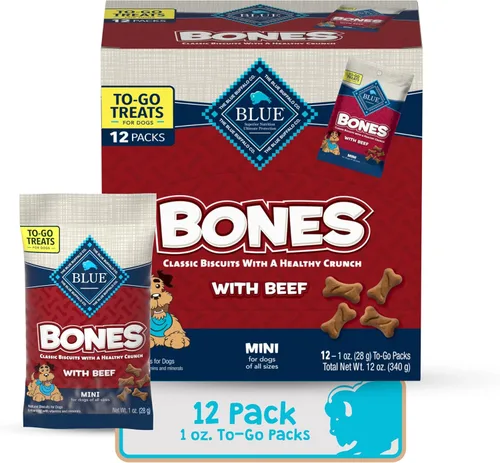 Miniatura 29 de Blue Buffalo Health Bars - Galletas crujientes de tocino, huevo y queso para perros, horneadas al horno con tocino real e ingredientes naturales