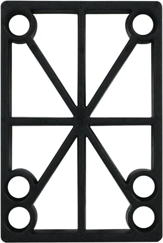 Miniatura 2 de H Block Juego de 2 elevadores para monopatín Old School (0.472 in) de plástico duro negro