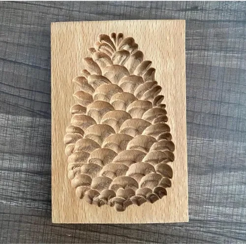 Miniatura 5 de Molde de madera tallada para galletas, cortador de galletas de jengibre, moldes para sellos de galletas para Springerle, tragacanto, mazapán