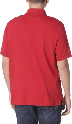 Miniatura 3 de NAUTICA Polo de algodón suave liso de manga corta para hombre