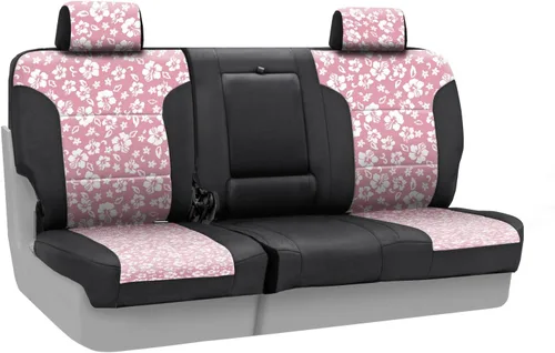 Miniatura 14 de Coverking Custom Fit Center 50/50 - Funda de asiento de cubo para modelos seleccionados Chevrolet Suburban 1500/2500, neopreno (negro)