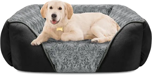Miniatura 22 de INVENHO Cama XXL para perros grandes, medianos y pequeños, cama rectangular lavable para perro, cama ortopédica para perros, cama suave y relajante