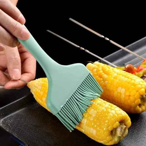 Miniatura 5 de Cepillo de silicona para pastelería para hornear, para parrilla, salsa de barbacoa, adobo, carne, glaseado, cepillo de aceite, resistente al calor