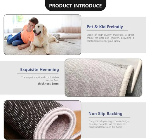 Miniatura 7 de Runner Rug for Hallway 1m 150cm 2m 250cm 3m 350cm 4m 5m 6m Washable Carpet Floor Mat for Living Room Bedroom Kitchen Laundry Room with Non Slip