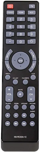 Miniatura 2 de NS-RC03A-13 Reemplazar el control remoto NSRC03A13 para Insignia LCD LED TV HDTV DX-60D260A13 NS-19E310A13 NS-19E320A13 NS-22E340A13 NS-24E340A13