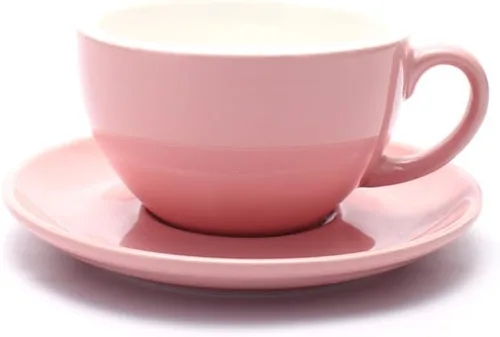 Miniatura 8 de Coffeezone Taza y Platillo de Café Espresso Doble, Cappuccino Pequeño y Café Especial, Porcelana de Hueso Nueva para Cafetería y Barista
