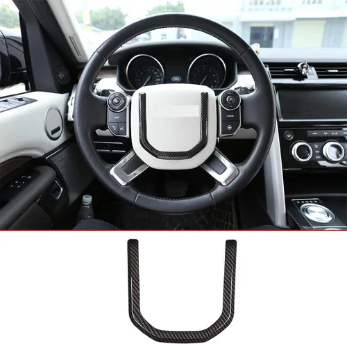 Para Land Rover Discovery 5 LR5 L462 2017-19 para Range Rover Sport 2014-19 coche ABS fibra de carbono volante lentejuelas cubierta para Range Rover