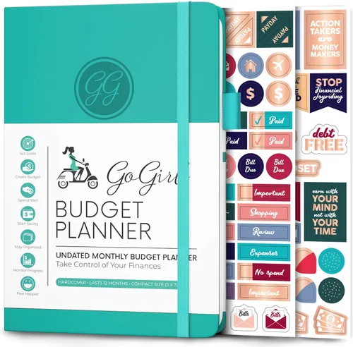 Miniatura 28 de GoGirl Planificador de Presupuesto – Organizador Mensual de Planificación Financiera, Libro de Presupuesto. Cuaderno de Seguimiento de Gastos, Negro