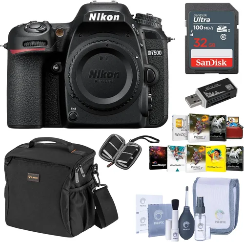 Miniatura 9 de Nikon D7500 DX-Format DSLR Cámara con AF-S DX NIKKOR 0.709-5.512 in f/3.5-5.6G ED VR, paquete con tarjeta de memoria de 32GB, bolsa, kit de filtro