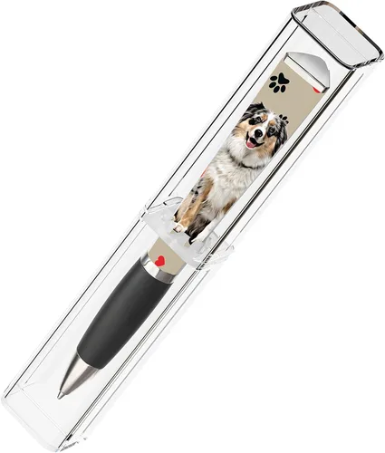 Miniatura 2 de ANINKABOVE I Love my Aussie Dog - Bolígrafo de punta media, tinta negra, escritura suave, recargable, el mejor regalo para todas las ocasiones