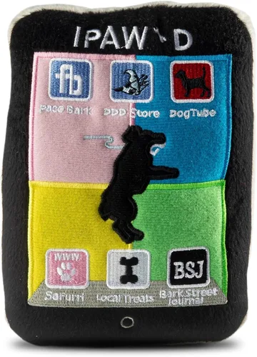 Miniatura 7 de Dog Diggin Designs Americanine Express - Juguete de peluche para perro, diseño de parodia inspirado en el lujo, tarjeta de crédito con chirriante