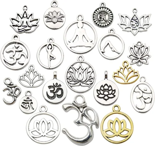 Miniatura 7 de Suministros de manualidades de 3.53 oz (80 unidades) de plata antigua, animales, gatos, perros, mascotas, colgantes para manualidades, accesorios