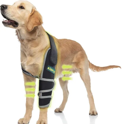 Miniatura 11 de Arnés para perros medianos, arnés de apoyo para la pierna trasera para asistencia de movilidad, ayuda a apoyar perros con problemas