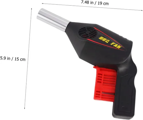 Miniatura 3 de GANAZONO chimenea fuelle ventilador ventilador herramientas de parrilla mini ventilador portátil soplador de mano parrilla fuego mano presión