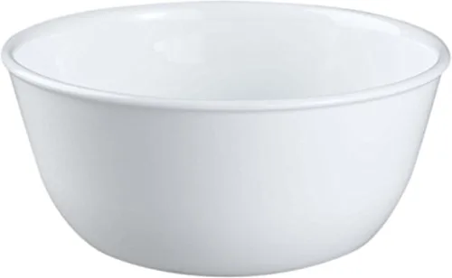 Miniatura 5 de Corelle 3125 Vitrelle Tazón de Cereales de Vidrio Winter Frost, Blanco, 18 oz, Paquete de 6