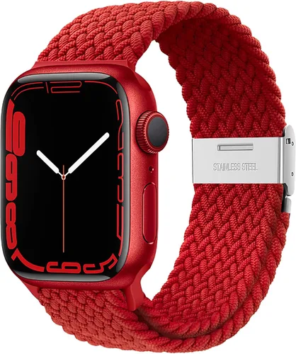 Miniatura 27 de Qimela Correa Compatible con Apple Watch de 1.49/1.57/1.61/1.65/1.73/1.77/1.77/1.93 pulgadas para Mujeres y Hombres, Correa Deportiva Solo Loop