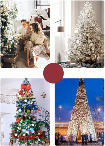 Miniatura 7 de 24 bolas decorativas de Navidad para árbol de Navidad, adornos de bolas inastillables de Navidad, bolas colgantes de Navidad para decoración