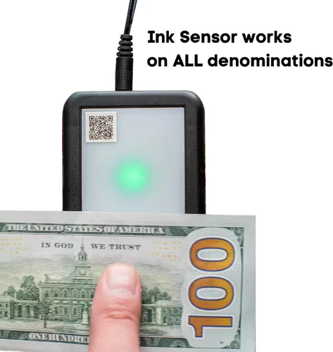 Miniatura 3 de Dri Mark Detector de billetes falsos de prueba de flash, 3 pruebas fáciles en un dispositivo pequeño, marca de agua, tinta, tira de seguridad
