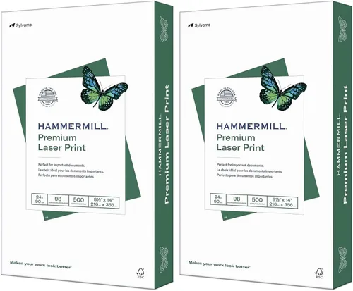 Miniatura 16 de Hammermill Papel para impresora, impresión láser premium 24 lb, 8.5 x 11-5 resma (2,500 hojas), 98 brillante, fabricado en los Estados Unidos