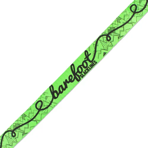 Miniatura 3 de Barefoot Slackline Kit de 60 pies (59.1 ft) juego completo que incluye trinquete, línea de entrenamiento, protectores de ladridos e instrucciones